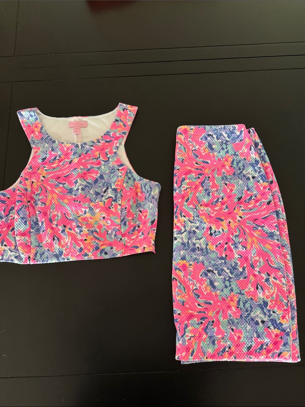Lilly Pulitzer Pink Tropical-Print Set